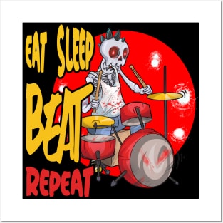 Eat Sleep Drummer Posters and Art